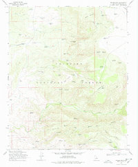 Download a high-resolution, GPS-compatible USGS topo map for Walker Mtn, AZ (1978 edition)