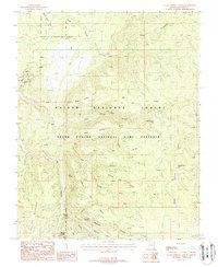 Download a high-resolution, GPS-compatible USGS topo map for Warm Springs Canyon, AZ (1988 edition)