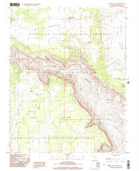 preview thumbnail of historical topo map of Coconino County, AZ in 1997