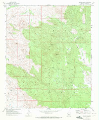 Download a high-resolution, GPS-compatible USGS topo map for Weaver Peak, AZ (1972 edition)