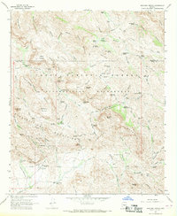 Download a high-resolution, GPS-compatible USGS topo map for Weavers Needle, AZ (1969 edition)