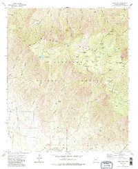 Download a high-resolution, GPS-compatible USGS topo map for Webb Peak, AZ (1991 edition)