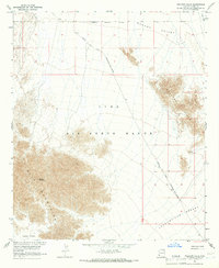 Download a high-resolution, GPS-compatible USGS topo map for Wellton Hills, AZ (1966 edition)