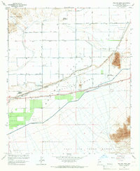 Download a high-resolution, GPS-compatible USGS topo map for Wellton Mesa, AZ (1966 edition)