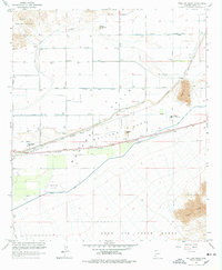 Download a high-resolution, GPS-compatible USGS topo map for Wellton Mesa, AZ (1978 edition)
