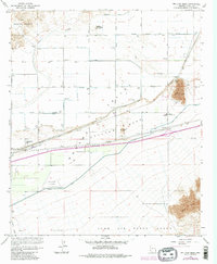 Download a high-resolution, GPS-compatible USGS topo map for Wellton Mesa, AZ (1982 edition)