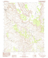 Download a high-resolution, GPS-compatible USGS topo map for West Canyon Creek, AZ (1985 edition)
