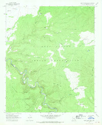 Download a high-resolution, GPS-compatible USGS topo map for West Poker Mtn, AZ (1970 edition)