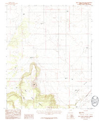 Download a high-resolution, GPS-compatible USGS topo map for West Sunset Mountain, AZ (1986 edition)