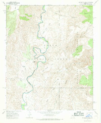 Download a high-resolution, GPS-compatible USGS topo map for Wet Bottom Mesa, AZ (1968 edition)