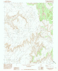 Download a high-resolution, GPS-compatible USGS topo map for White Area Canyon, AZ (1983 edition)