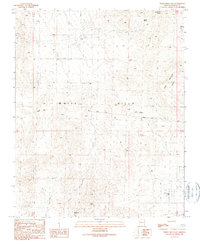 preview thumbnail of historical topo map of Mohave County, AZ in 1989