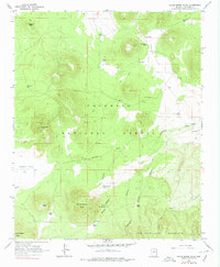 Download a high-resolution, GPS-compatible USGS topo map for White Horse Hills, AZ (1978 edition)