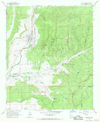 1967 Map of Whiteriver, 1971 Print
