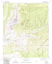 1978 Map of Whiteriver, 1985 Print