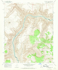 Download a high-resolution, GPS-compatible USGS topo map for Whitmore Point SE, AZ (1970 edition)