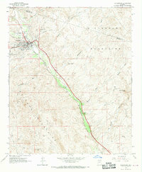 Download a high-resolution, GPS-compatible USGS topo map for Wickenburg, AZ (1970 edition)