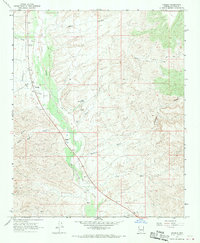 Download a high-resolution, GPS-compatible USGS topo map for Wikieup, AZ (1970 edition)