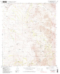 preview thumbnail of historical topo map of Pima County, AZ in 1980