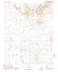 preview thumbnail of historical topo map of Mohave County, AZ in 1988