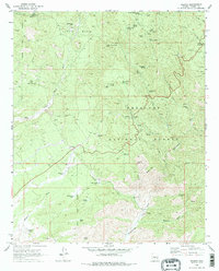Download a high-resolution, GPS-compatible USGS topo map for Wilhoit, AZ (1979 edition)