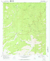 Download a high-resolution, GPS-compatible USGS topo map for Wilhoit, AZ (1979 edition)
