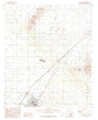 Download a high-resolution, GPS-compatible USGS topo map for Willcox North, AZ (1985 edition)