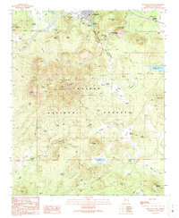 Download a high-resolution, GPS-compatible USGS topo map for Williams South, AZ (1990 edition)