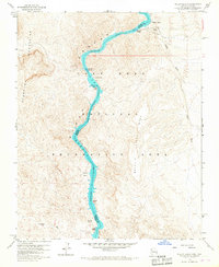Download a high-resolution, GPS-compatible USGS topo map for Willow Beach, AZ (1967 edition)