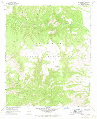 preview thumbnail of historical topo map of Graham County, AZ in 1967