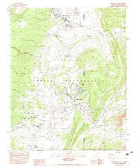 Download a high-resolution, GPS-compatible USGS topo map for Window Rock, AZ (1983 edition)