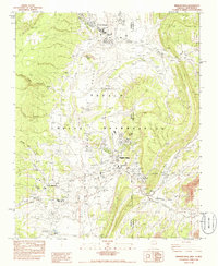 Download a high-resolution, GPS-compatible USGS topo map for Window Rock, AZ (1986 edition)