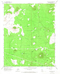 preview thumbnail of historical topo map of Coconino County, AZ in 1966