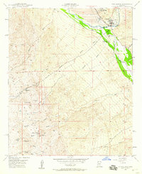 preview thumbnail of historical topo map of Winkelman, Pinal County, AZ in 1949