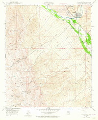 1949 Map of Winkelman, AZ, 1964 Print