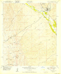 preview thumbnail of historical topo map of Winkelman, AZ in 1950