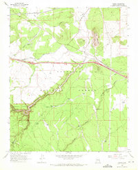 Download a high-resolution, GPS-compatible USGS topo map for Winona, AZ (1971 edition)