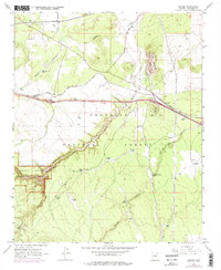 Download a high-resolution, GPS-compatible USGS topo map for Winona, AZ (1977 edition)