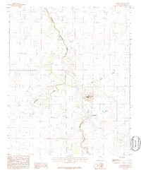 Download a high-resolution, GPS-compatible USGS topo map for Woodruff, AZ (1986 edition)