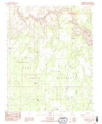 Download a high-resolution, GPS-compatible USGS topo map for Wrather Arch, AZ (1985 edition)