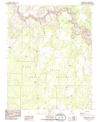 Download a high-resolution, GPS-compatible USGS topo map for Wrather Arch, AZ (1985 edition)