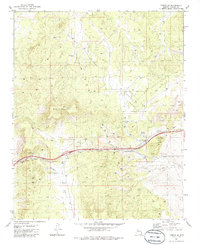 Download a high-resolution, GPS-compatible USGS topo map for Yampai SE, AZ (1986 edition)