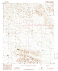 Download a high-resolution, GPS-compatible USGS topo map for Yellow Medicine Butte, AZ (1986 edition)
