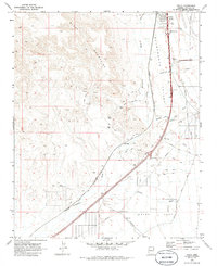 Download a high-resolution, GPS-compatible USGS topo map for Yucca, AZ (1986 edition)