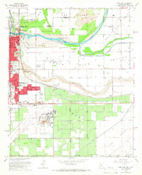 Download a high-resolution, GPS-compatible USGS topo map for Yuma East, AZ (1966 edition)