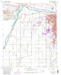 Download a high-resolution, GPS-compatible USGS topo map for Yuma West, AZ (1979 edition)