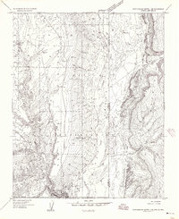 preview thumbnail of historical topo map of Apache County, AZ in 1955