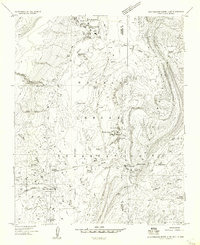 1955 Map of Zith-Tusayan Butte 4 NE, 1957 Print