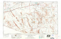 preview thumbnail of historical topo map of Ajo, AZ in 1953