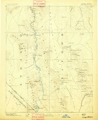 1892 Map of Camp Mohave
